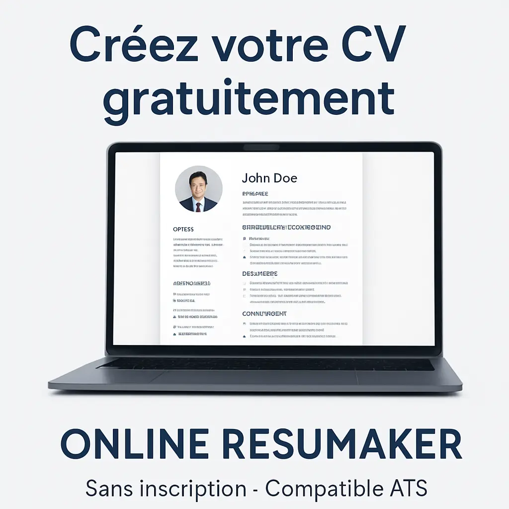 Créez votre CV gratuitement en 2025 avec Online Resumaker – Sans frais, sans inscription